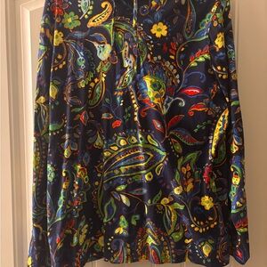 Ralph Lauren Navy Paisley Hooded Shirt